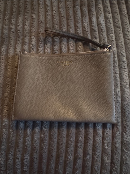 kate spade Handbags - kate spade Black Pebbled Leather Wristlet